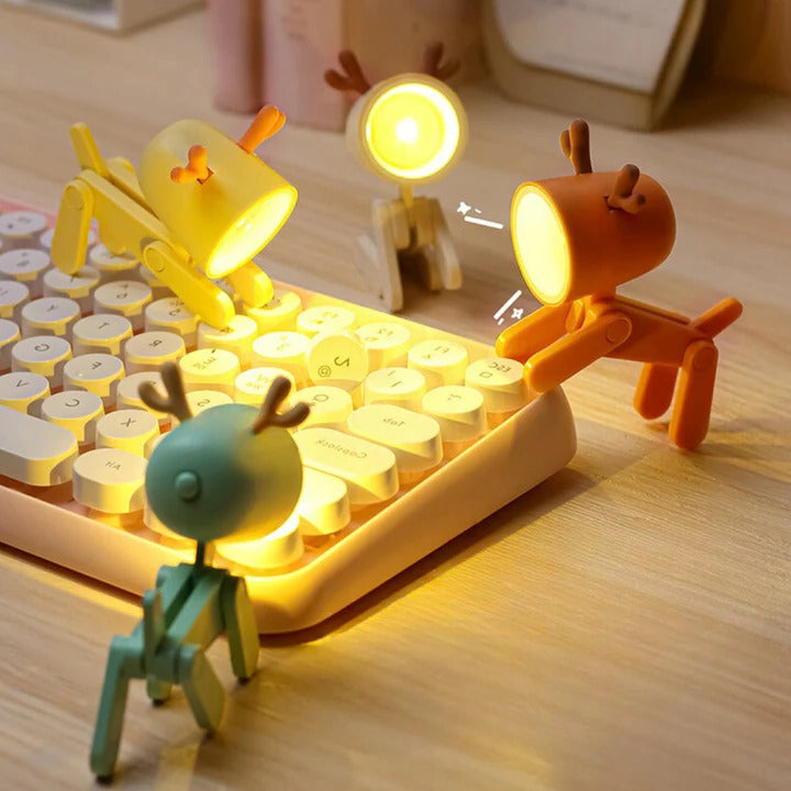 Whimsical Animal-Shaped LED Decorative Lights – Cute Night Lights for Kids' Rooms & Playrooms