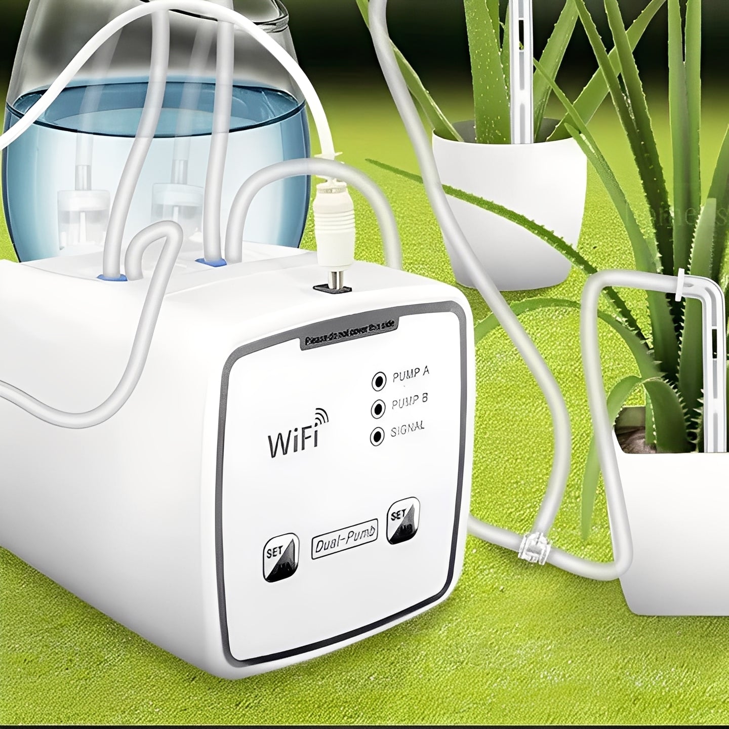 Smart Plant Waterer with WiFi App Control & Automated Drip Irrigation System