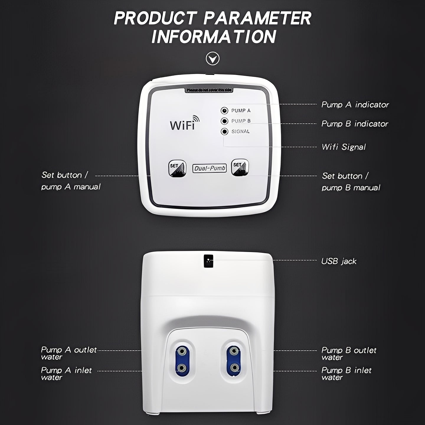 Smart Plant Waterer with WiFi App Control & Automated Drip Irrigation System