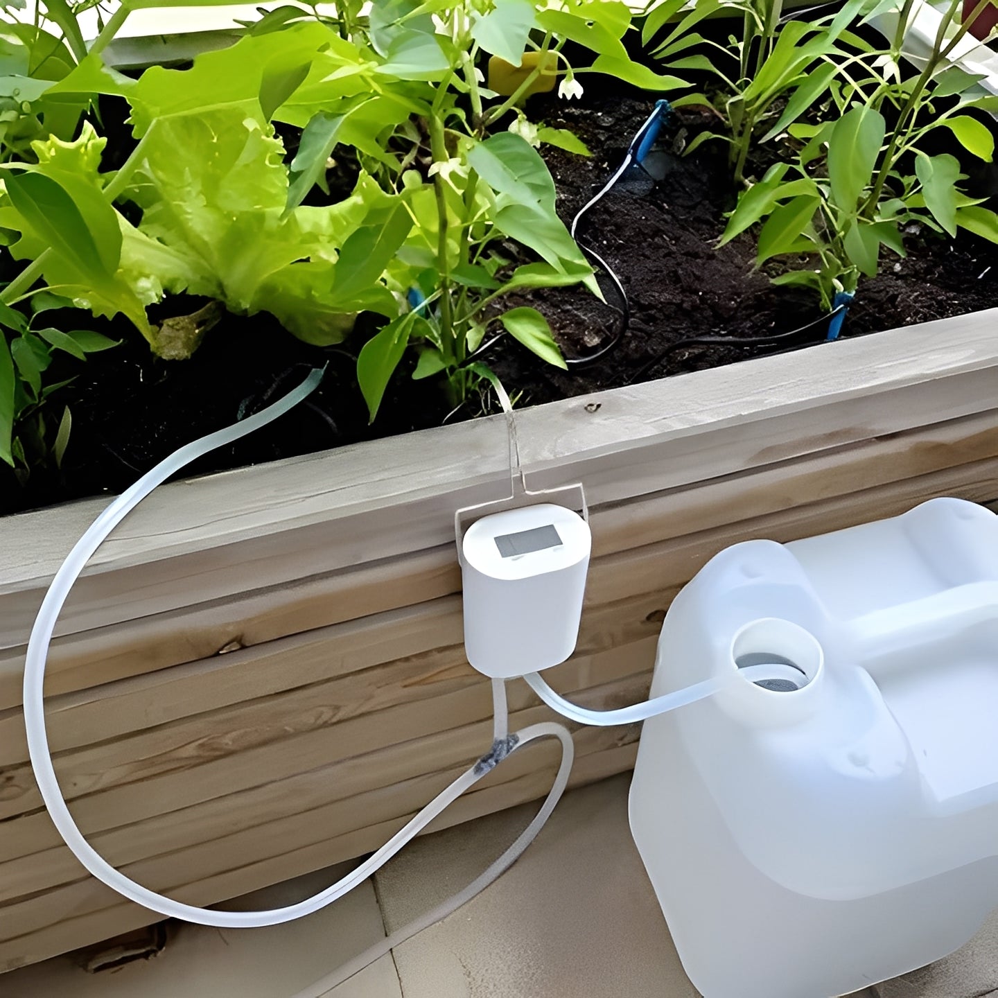 Smart Plant Watering Pump Timer with LCD Display & USB Rechargeable - Automatic Irrigation System
