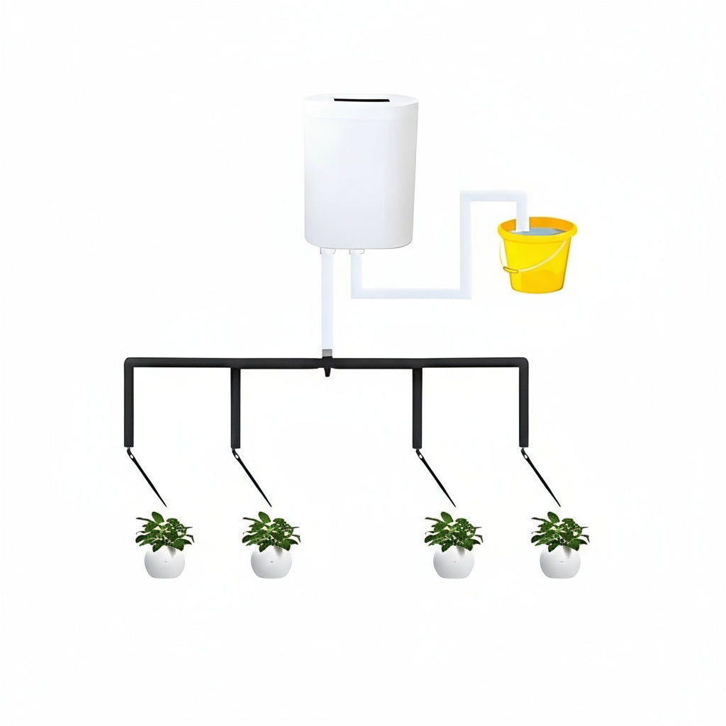 Smart Plant Watering Pump Timer with LCD Display & USB Rechargeable - Automatic Irrigation System