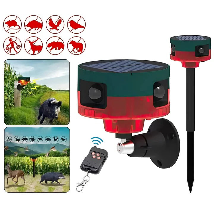 360° Solar Bird and Pest Deterrent - Eco-Friendly, Effective Wildlife Repellent