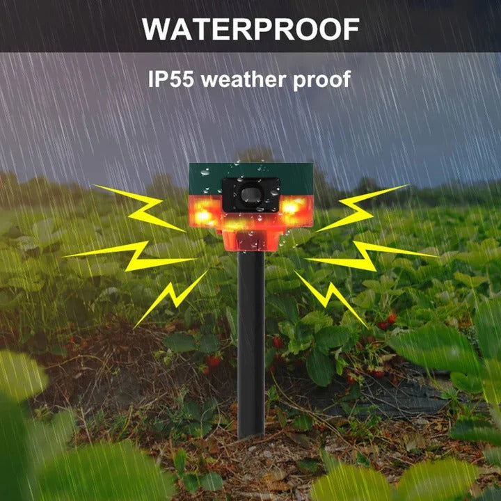 360° Solar Bird and Pest Deterrent - Eco-Friendly, Effective Wildlife Repellent