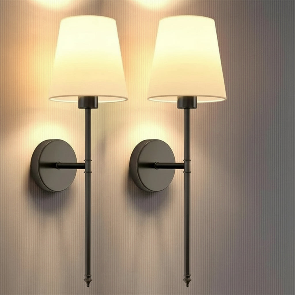 Set of 2 Cordless Wall Mounted Lights - Stylish & Versatile Lighting Solution