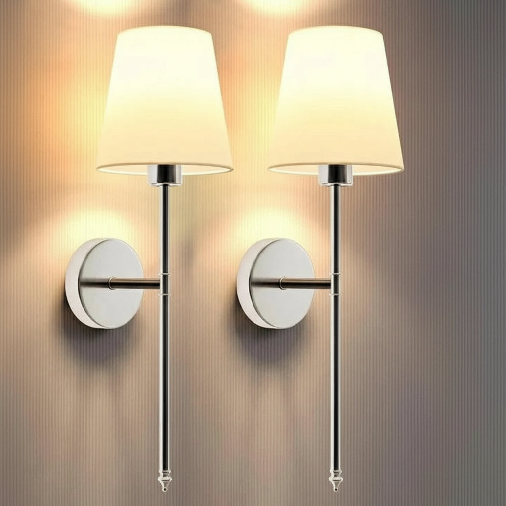 Set of 2 Cordless Wall Mounted Lights - Stylish & Versatile Lighting Solution