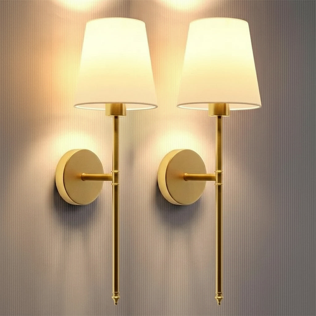Set of 2 Cordless Wall Mounted Lights - Stylish & Versatile Lighting Solution
