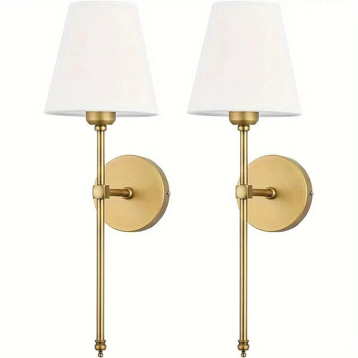 Set of 2 Cordless Wall Mounted Lights - Stylish & Versatile Lighting Solution