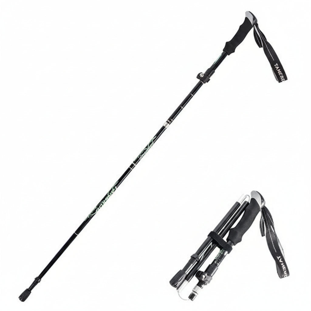Adjustable Foldable Hiking Poles - Lightweight Trekking Gear for Outdoor Adventures