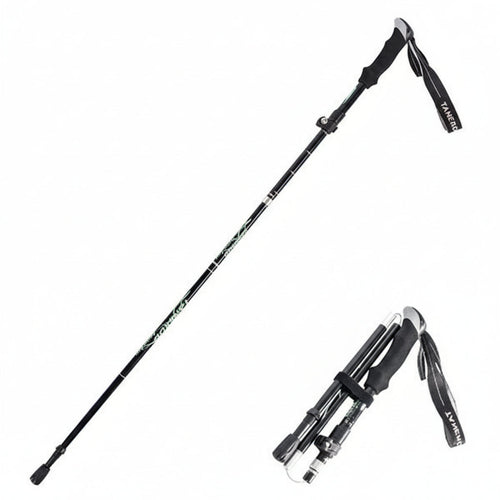 Adjustable Foldable Hiking Poles - Lightweight Trekking Gear for Outdoor Adventures