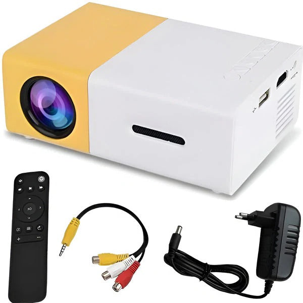 Versatile Media Projector with Wireless Connectivity for Phones, Laptops & USB Devices - Perfect for Home Theater & Presentations