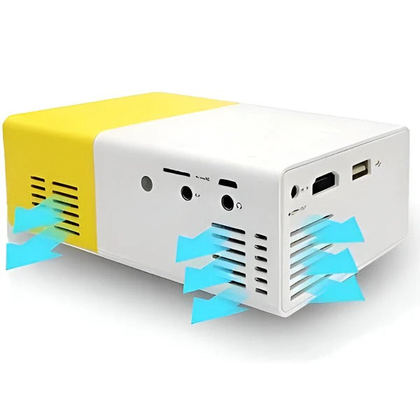 Versatile Media Projector with Wireless Connectivity for Phones, Laptops & USB Devices - Perfect for Home Theater & Presentations