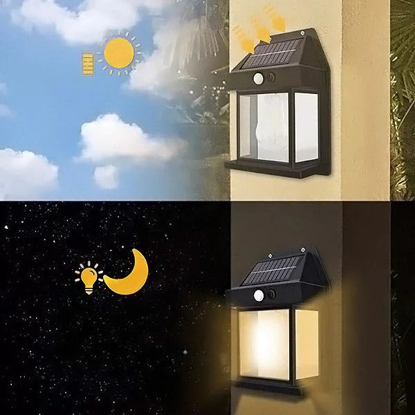 Solar Powered Outdoor LED Motion Sensor Lights - Energy-Efficient & Waterproof Security Lighting