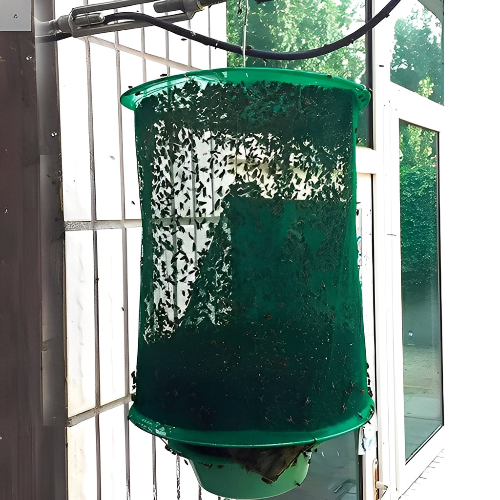Eco-Friendly Reusable Outdoor Fly Trap Device - Washable & Easy to Clean for Effective Insect Control