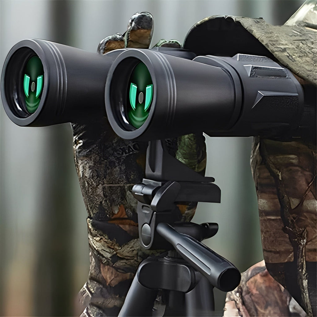 High-Performance Binoculars with Adjustable Focus & Smartphone Adapter for Stunning Photos