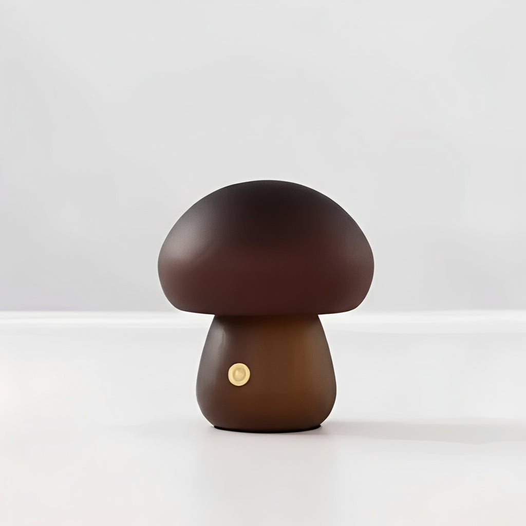 LED Mushroom Night Light & Bedside Lamp - Soft Glow, Adjustable Brightness, Perfect for Kids & Nursery Decor