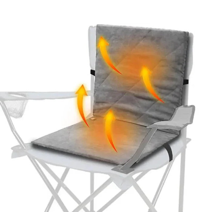Foldable Heated Seat Cushion with 3 Adjustable Temperature Settings - Portable Heating Pad for Comfort Anywhere