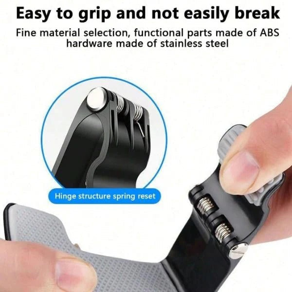 Universal Car Phone Holder with Dashboard Mount - Adjustable, Secure Grip for All Smartphones