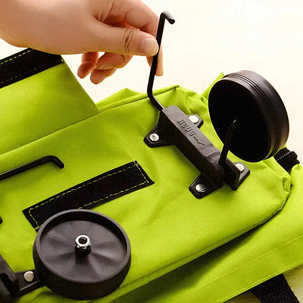 Compact Foldable Shopping Cart - Portable & Easy Storage Solution for Groceries & Essentials