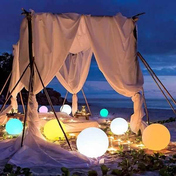 Color Changing LED Inflatable Pool Light - Waterproof & Floating Outdoor Decor for Pools, Hot Tubs, and Parties
