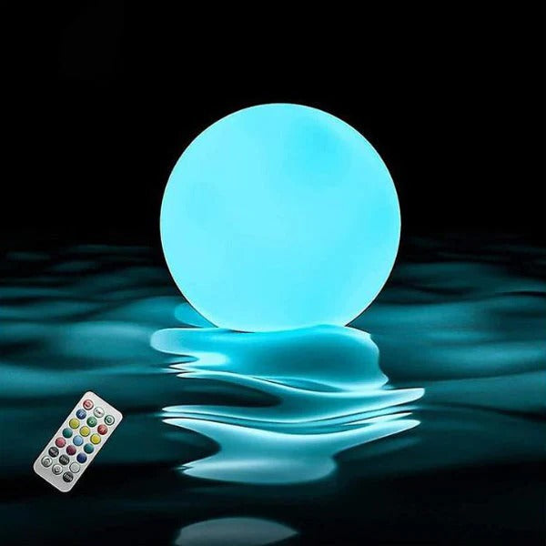 Color Changing LED Inflatable Pool Light - Waterproof & Floating Outdoor Decor for Pools, Hot Tubs, and Parties