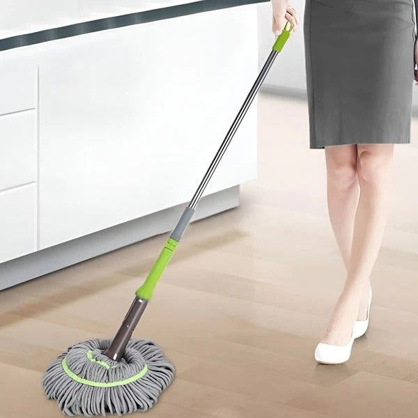 360° Rotating Self-Wringing Microfiber Floor Mop - Effortless Cleaning & Quick Drying