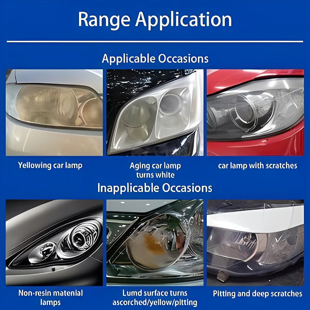 Headlight Clarity Care Kit - Advanced Vapor Application System for Crystal Clear Results