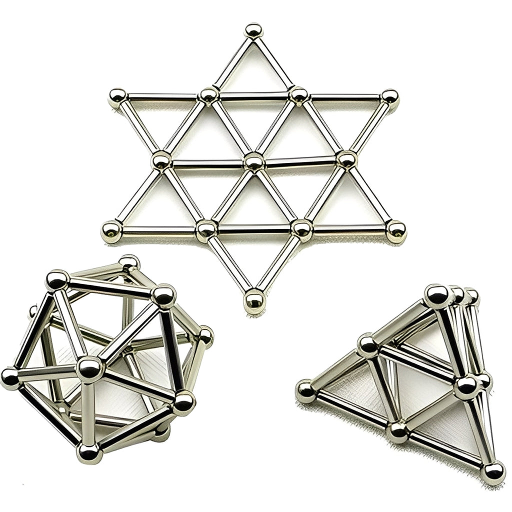 Magnetic Building Toys for Kids - Creative Construction Set with Sticks and Balls for STEM Learning and Imaginative Play