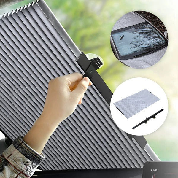 Foldable Front and Side Window Car Sunshade - UV Protection & Heat Reduction