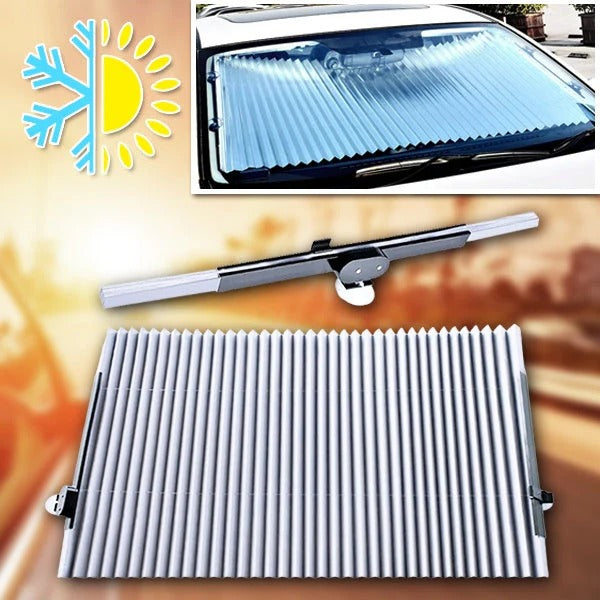 Foldable Front and Side Window Car Sunshade - UV Protection & Heat Reduction
