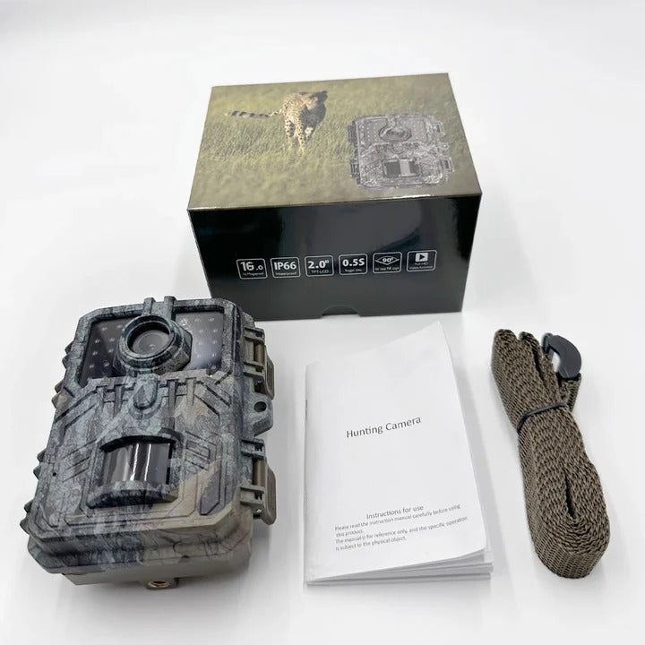 Compact Mini Trail Camera with Infrared Night Vision, Motion Detection & High-Resolution Imaging