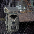 Solar-Powered Trail Camera - 20MP High-Resolution Photos & Infrared Night Vision for Wildlife Monitoring