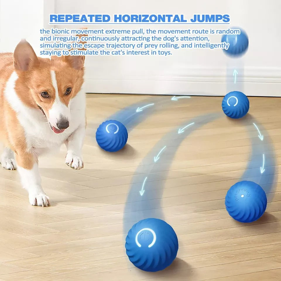 Interactive Motion-Activated Rolling Ball Toy for Pets – Engaging & Stimulating Playtime Fun