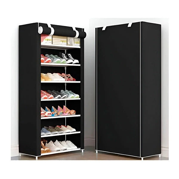 Vertical Shoe Rack Organizer - Space-Saving Storage Solution for Entryway & Closet