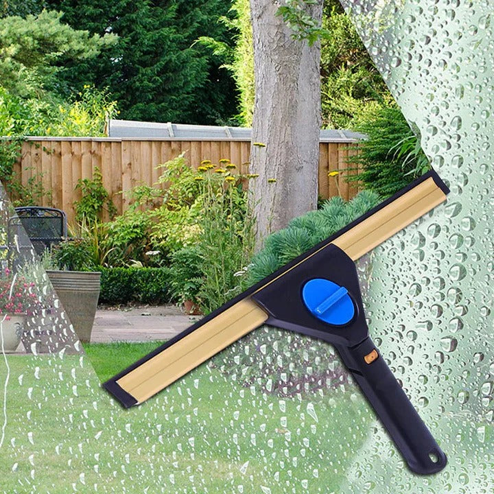 Premium Window and Shower Squeegee for Streak-Free Glass & Mirror Cleaning - Durable, Ergonomic Design