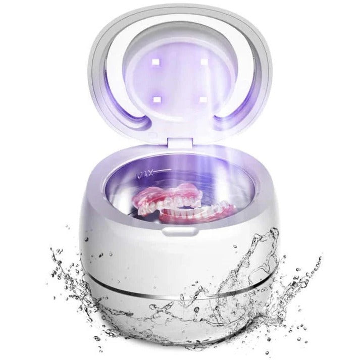 Ultrasonic Denture Cleaner - 300ml Capacity Ultrasonic Cleaning Device for Effective Denture Care