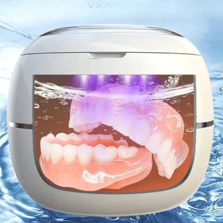 Ultrasonic Denture Cleaner - 300ml Capacity Ultrasonic Cleaning Device for Effective Denture Care