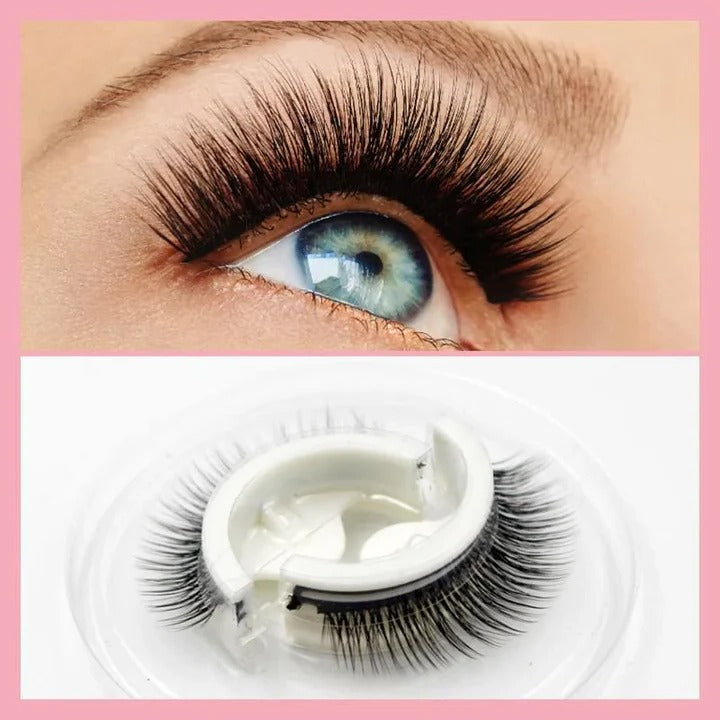 Self-Adhesive Eyelashes - Washable & Reusable, Easy Application for Stunning Lashes
