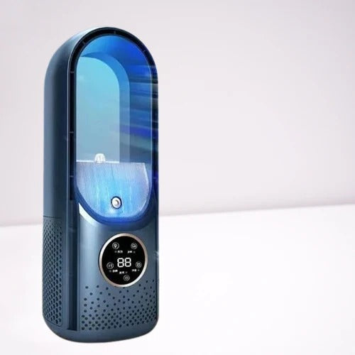 Portable Bladeless Fan with USB Power & 100ml Water Tank - Quiet, Safe, and Efficient Cooling Solution