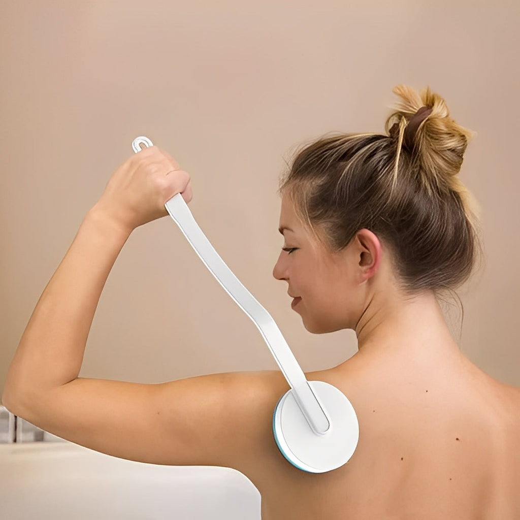 Adjustable Back Lotion Applicator with Roll-On Roller Head for Effortless Application