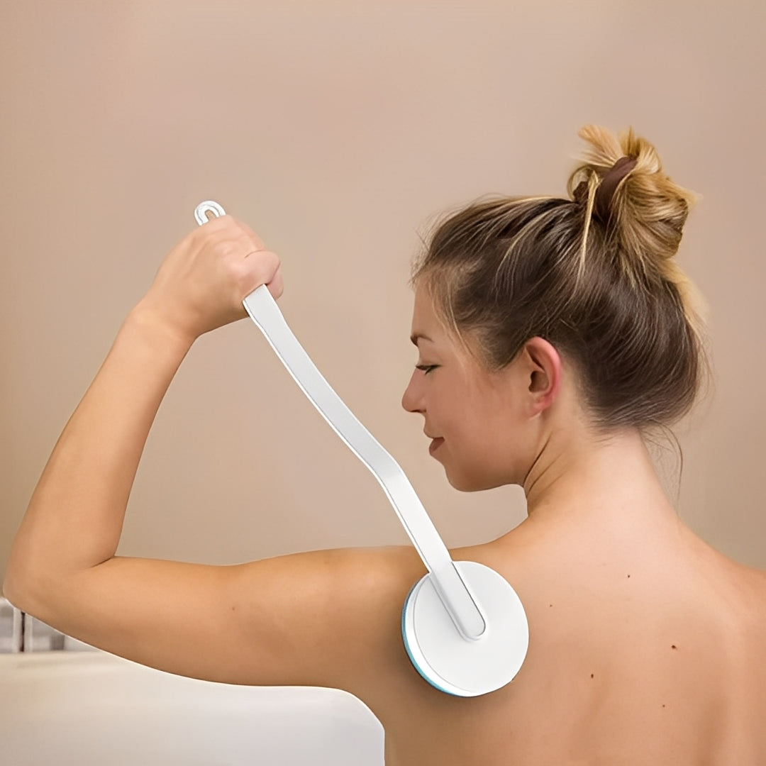 Adjustable Back Lotion Applicator with Roll-On Roller Head for Effortless Application