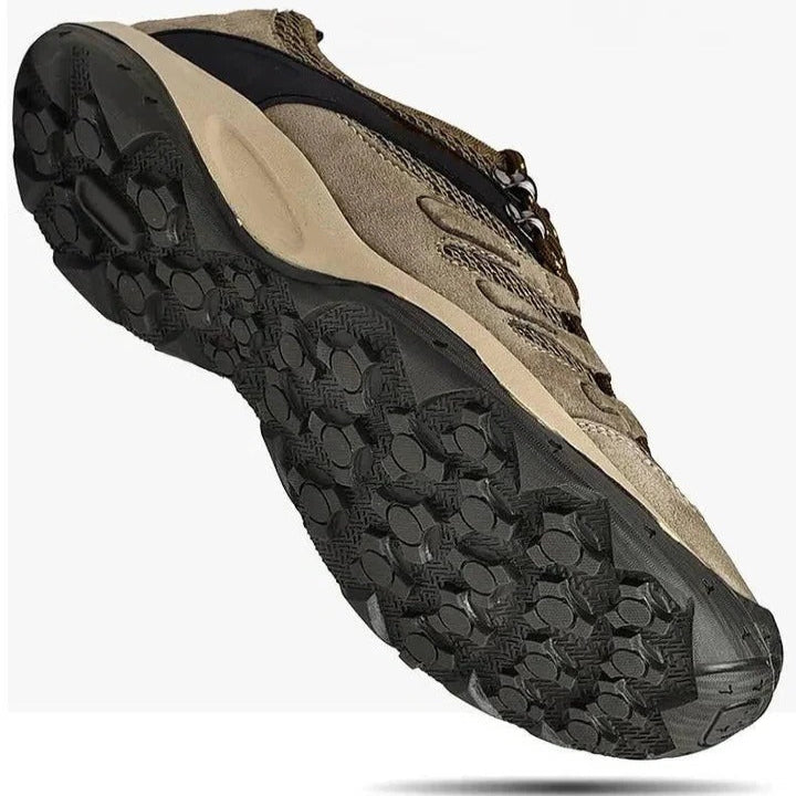 Women's Outdoor Hiking Shoes - Durable Leather Mesh Upper for Comfort and Performance