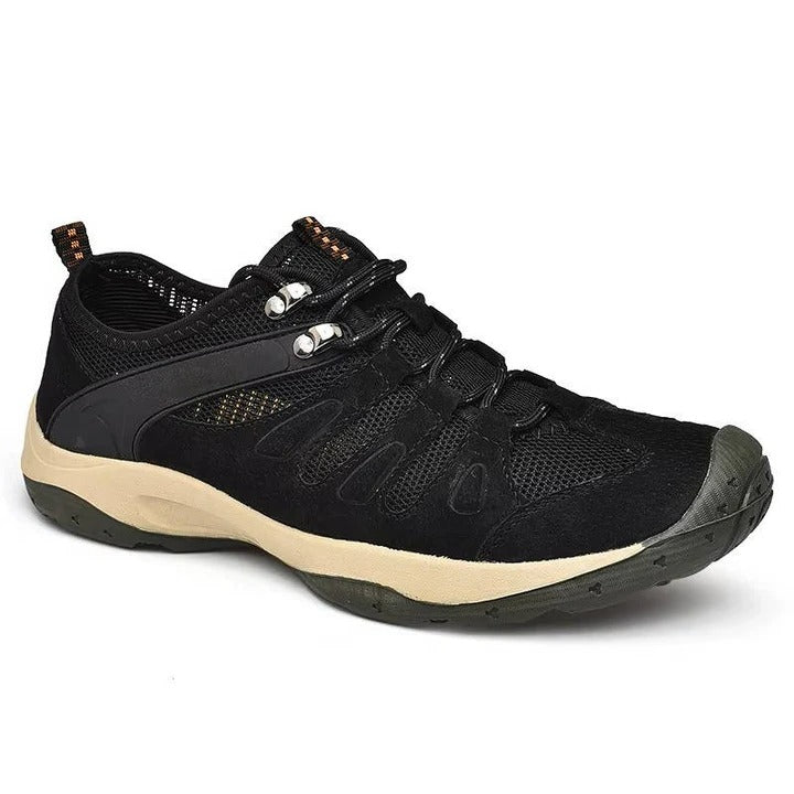 Women's Outdoor Hiking Shoes - Durable Leather Mesh Upper for Comfort and Performance