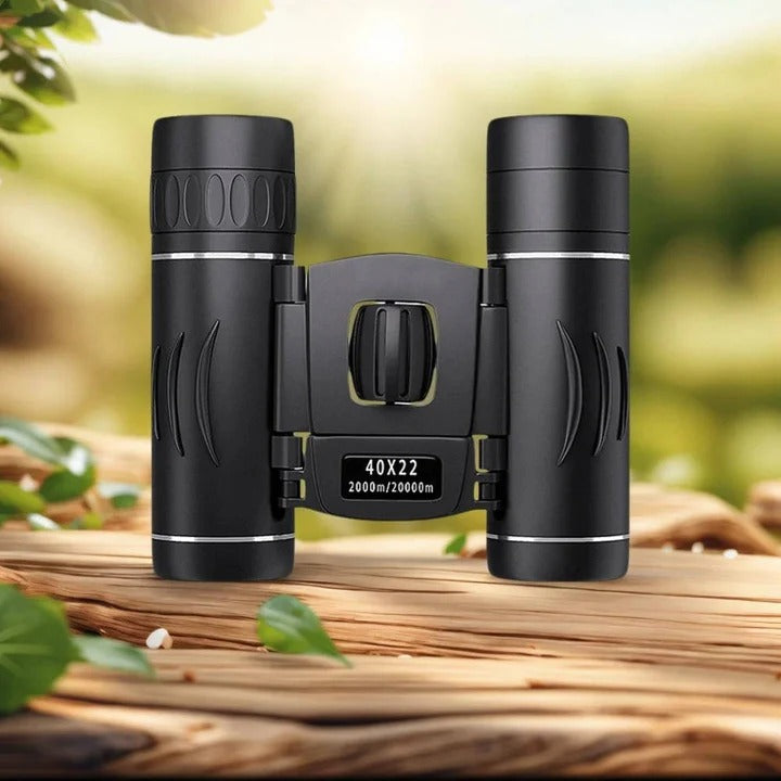 High-Power 40x Magnification Binoculars with 22mm Objective Lens - Perfect for Birdwatching, Hiking, and Outdoor Adventures