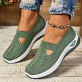 Women's Slip-On Mesh Sneakers - Breathable & Comfortable Athletic Shoes for Everyday Wear