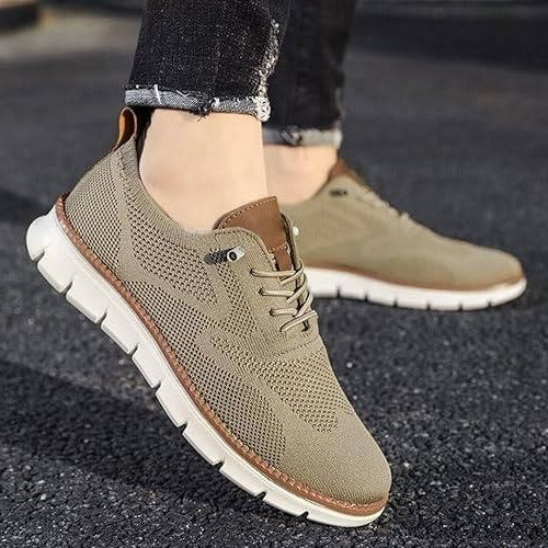 Comfortable Knit Fabric Slip-On Casual Shoes with Wide Toe Box for Ultimate Fit
