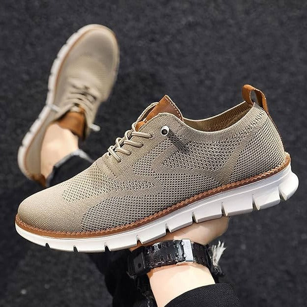 Comfortable Knit Fabric Slip-On Casual Shoes with Wide Toe Box for Ultimate Fit
