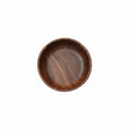 Set of 2 Premium Walnut Wood Round Serving Bowls - Elegant, Durable, and Eco-Friendly Tableware