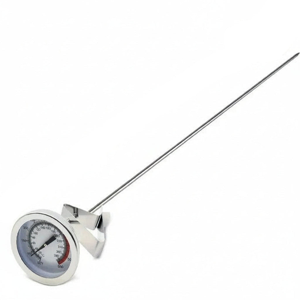 15-Inch Stainless Steel Deep Fry Thermometer with Accurate Mechanical Probe - Ideal for Cooking & Frying