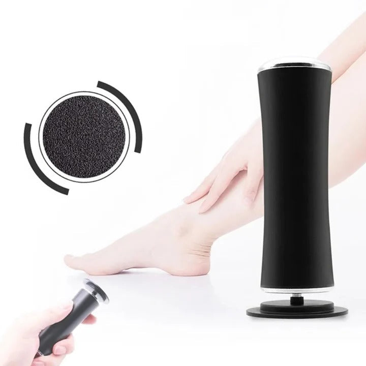 Rechargeable Electric Foot File with Sanding Disc Kit - Professional Pedicure Tool for Smooth, Soft Feet