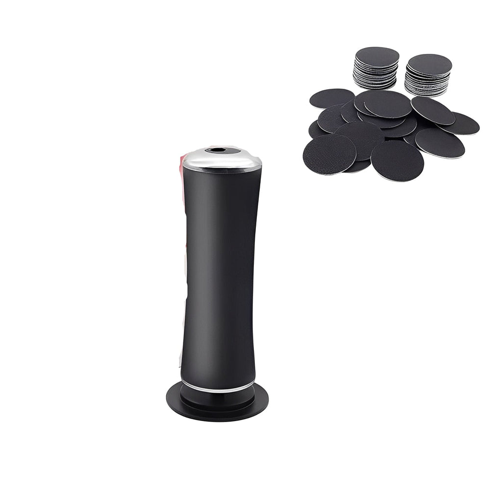 Rechargeable Electric Foot File with Sanding Disc Kit - Professional Pedicure Tool for Smooth, Soft Feet